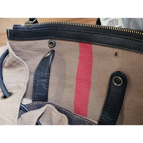 Authentic Burberry Drifton Backpack House Check Canvas - Picture 4 of 13